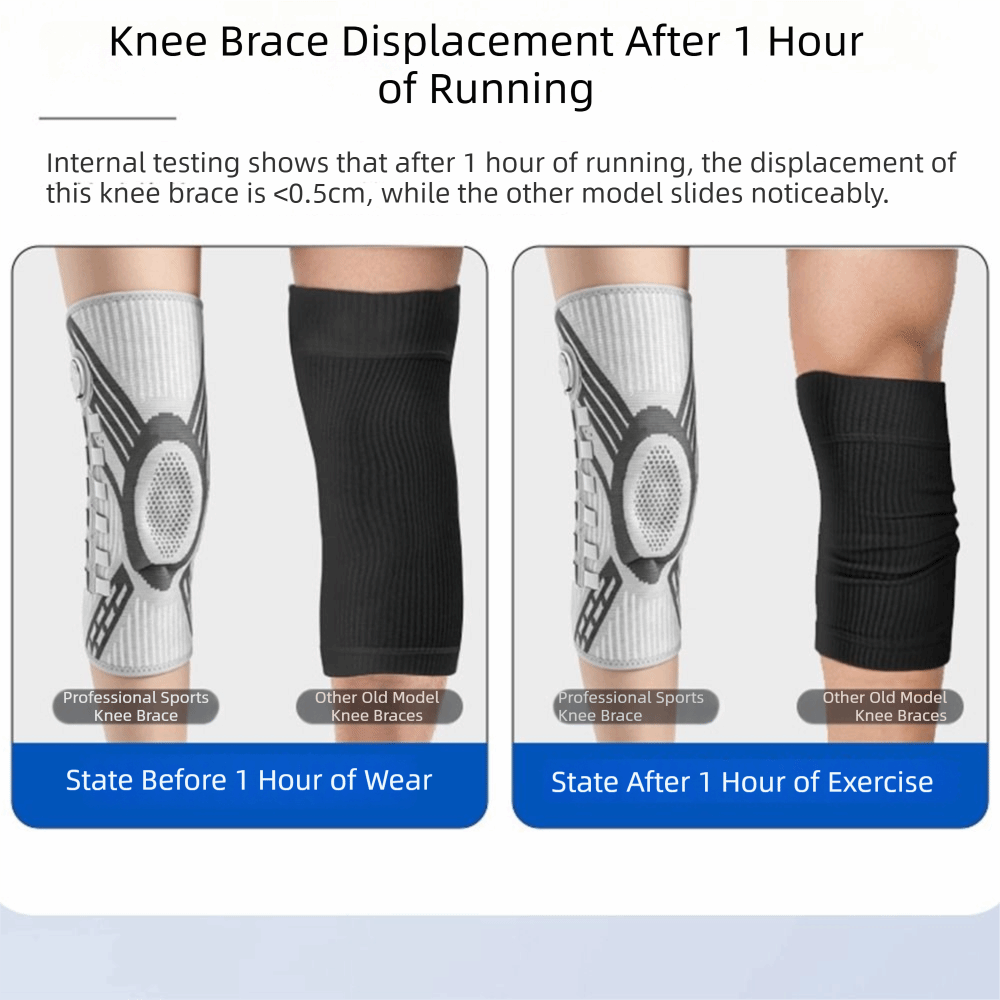 Knee Brace Badminton - Professional Adjustable Knob knee pads Non-Slip
