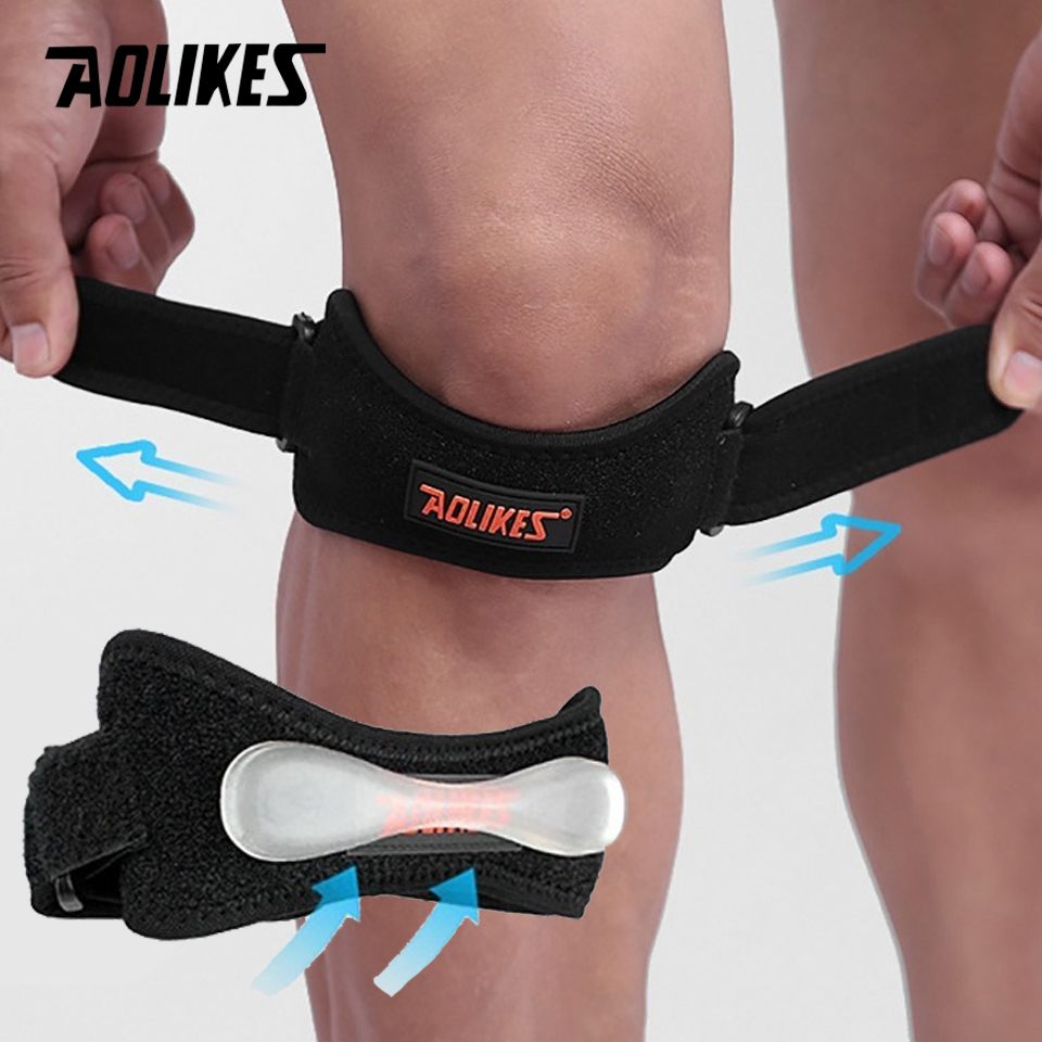 Knee Brace Badminton - AOLIKES 1PCS Sports Patella Brace Adjustable