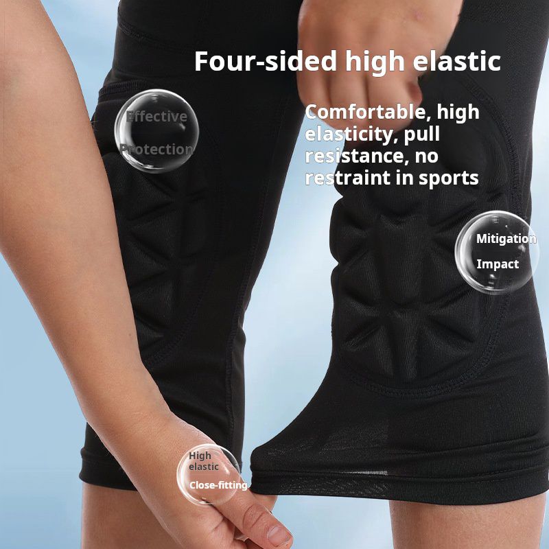 Knee Brace Badminton - Youth Boys Capri Pants with Knee