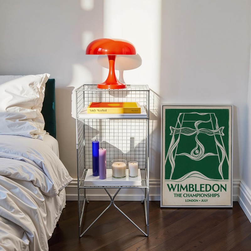 Vintage Tennis Basketball Wall - Badminton Poster recensie en prijs