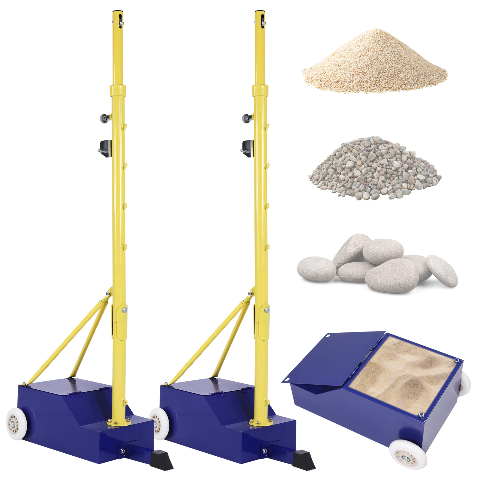 Volleyball Poles Heavy Duty Ba - Badminton Netting recensie en prijs