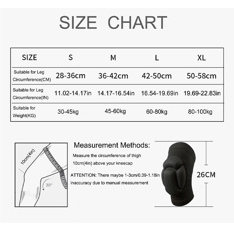 1 Pair/2Pcs Thickening Knee Pa - Knee Brace Badminton recensie en prijs