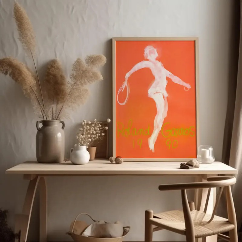 Contemporary Tennis Game Poste - Badminton Poster recensie en prijs