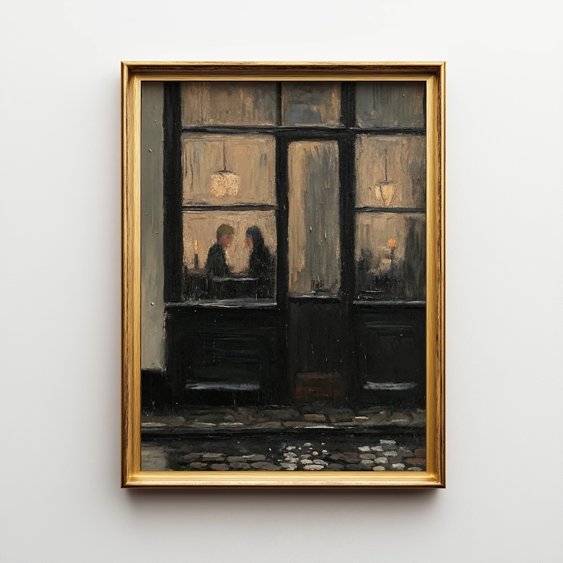 Romantic Café Window Art Canva - Badminton Poster recensie en prijs