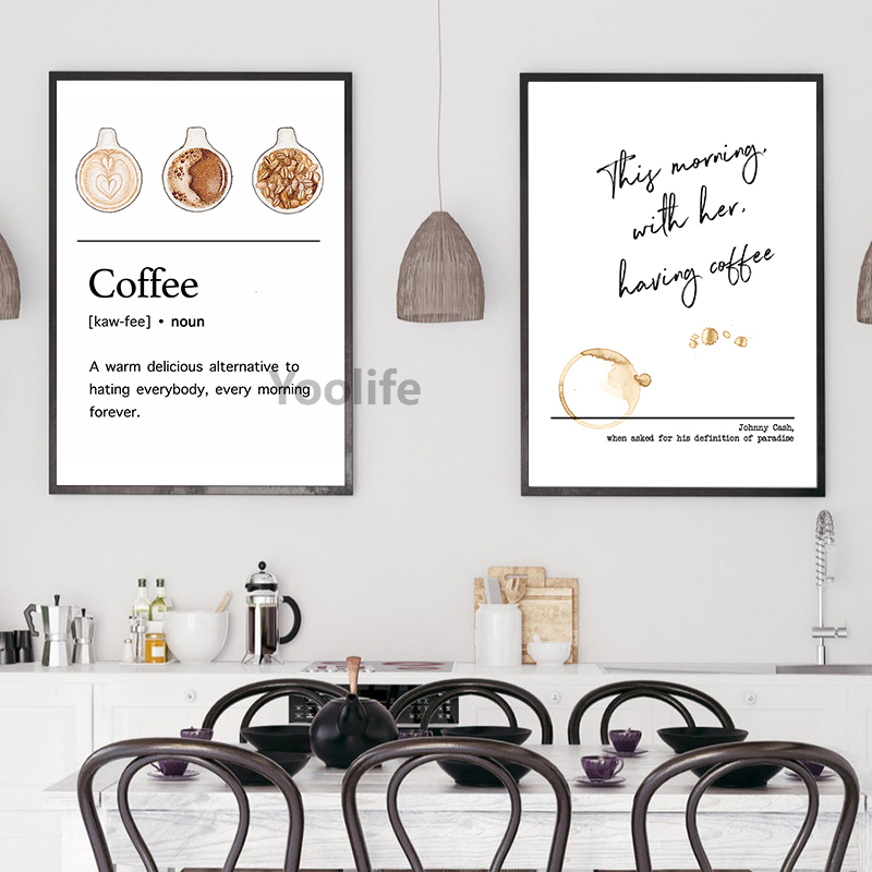 Coffee Guide Poster Canvas Pai - Badminton Poster recensie en prijs