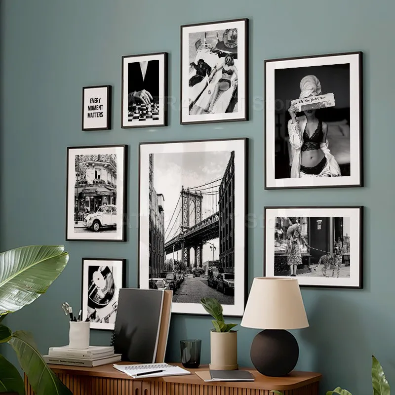 Black and White Vintage Wall A - Badminton Poster recensie en prijs