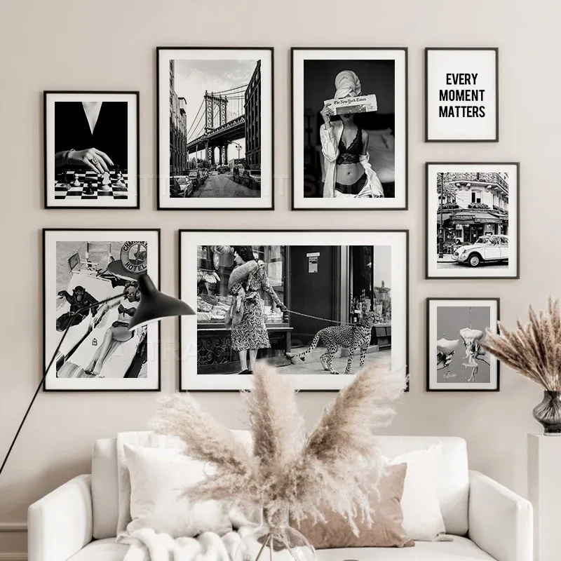 Black and White Vintage Wall A - Badminton Poster recensie en prijs