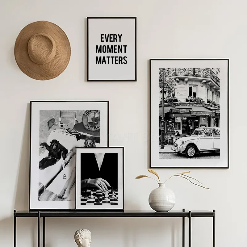 Black and White Vintage Wall A - Badminton Poster recensie en prijs