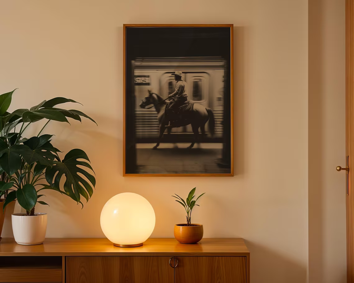 Vintage NYC Cowboy Subway Wall - Badminton Poster recensie en prijs