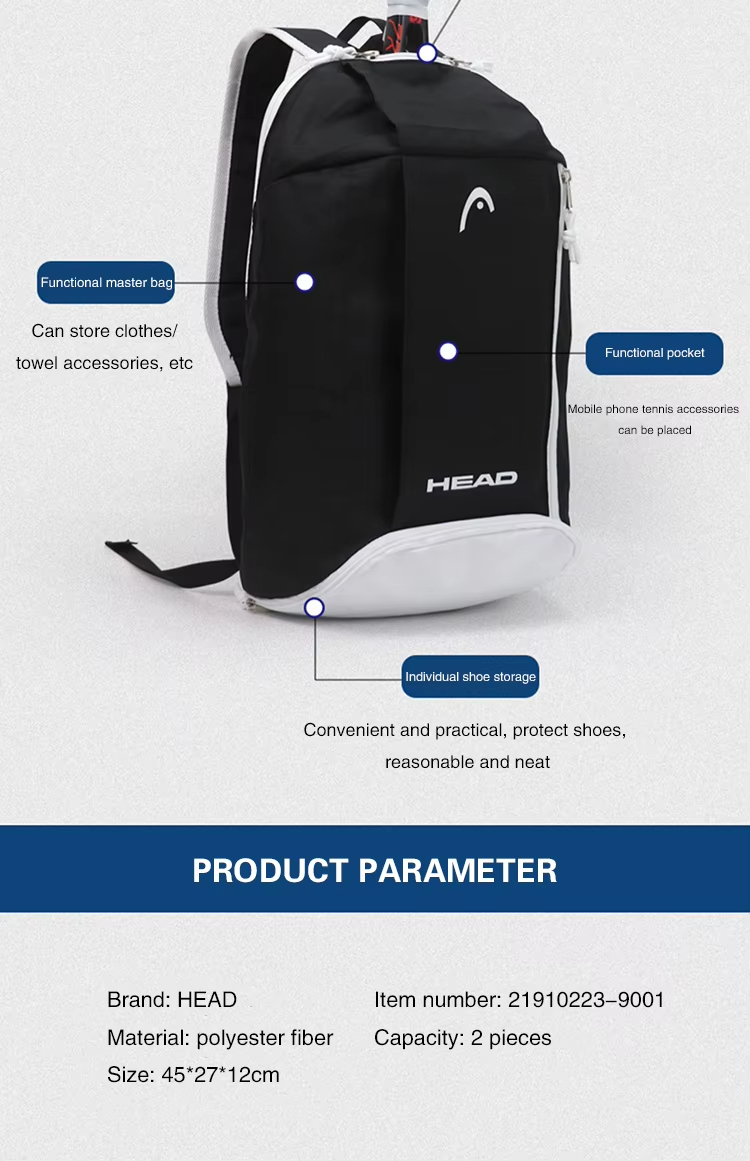 HEAD Tennis Racket Bag Large C - Badminton Equipment recensie en prijs