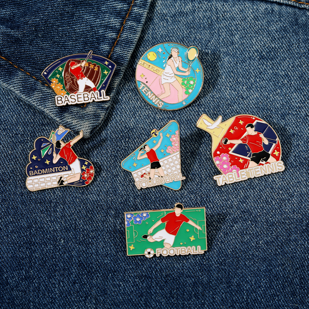 Statement Sports Theme Enamel  - Badminton Vector recensie en prijs