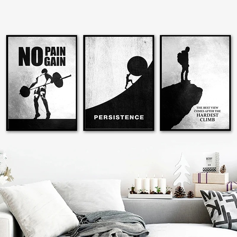 Black And White Motivational S - Badminton Poster recensie en prijs