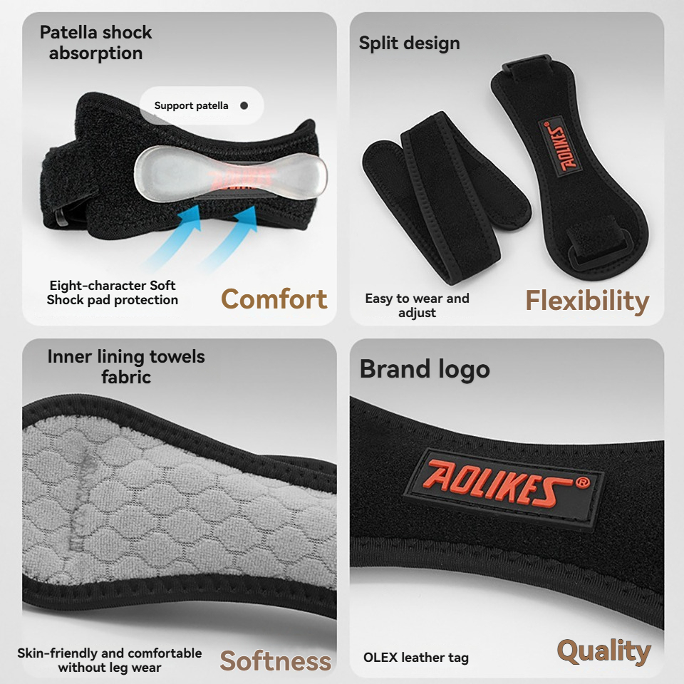 AOLIKES 1PCS Sports Patella Br - Knee Brace Badminton recensie en prijs