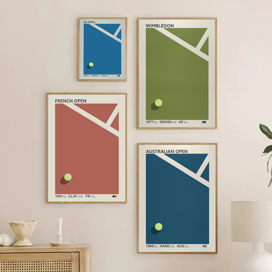 Tennis Tournaments Wall Art Pr - Badminton Poster recensie en prijs