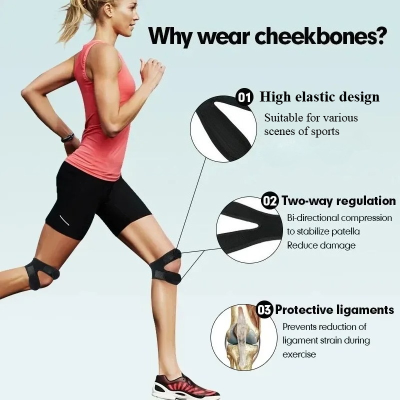 Elastic Knee Brace Support Sle - Knee Brace Badminton recensie en prijs