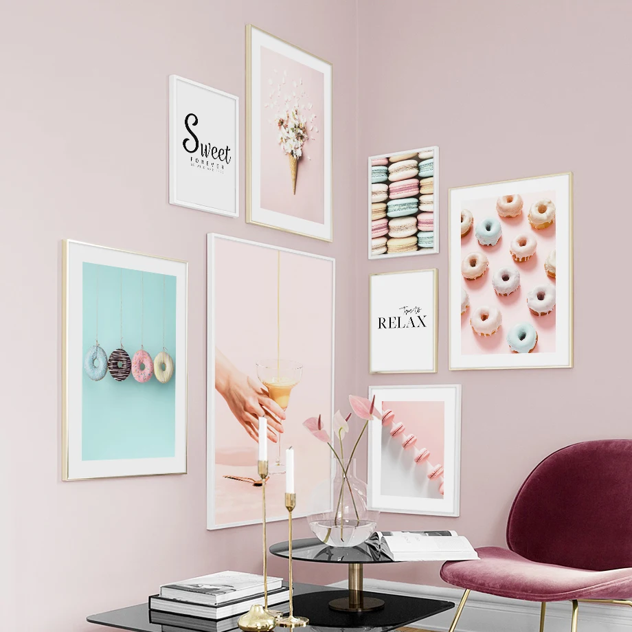 Pink Sweet Wall Art Mural Prin - Badminton Poster recensie en prijs