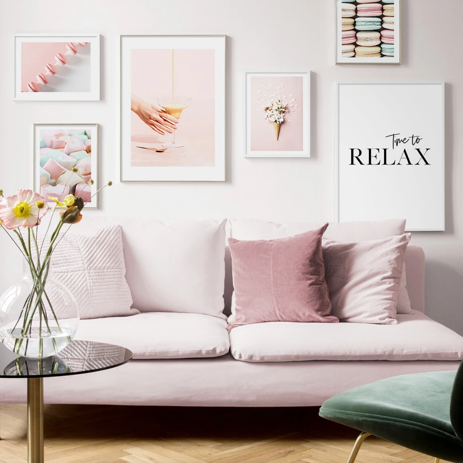Pink Sweet Wall Art Mural Prin - Badminton Poster recensie en prijs